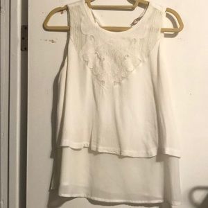 Forever 21 small white top like new